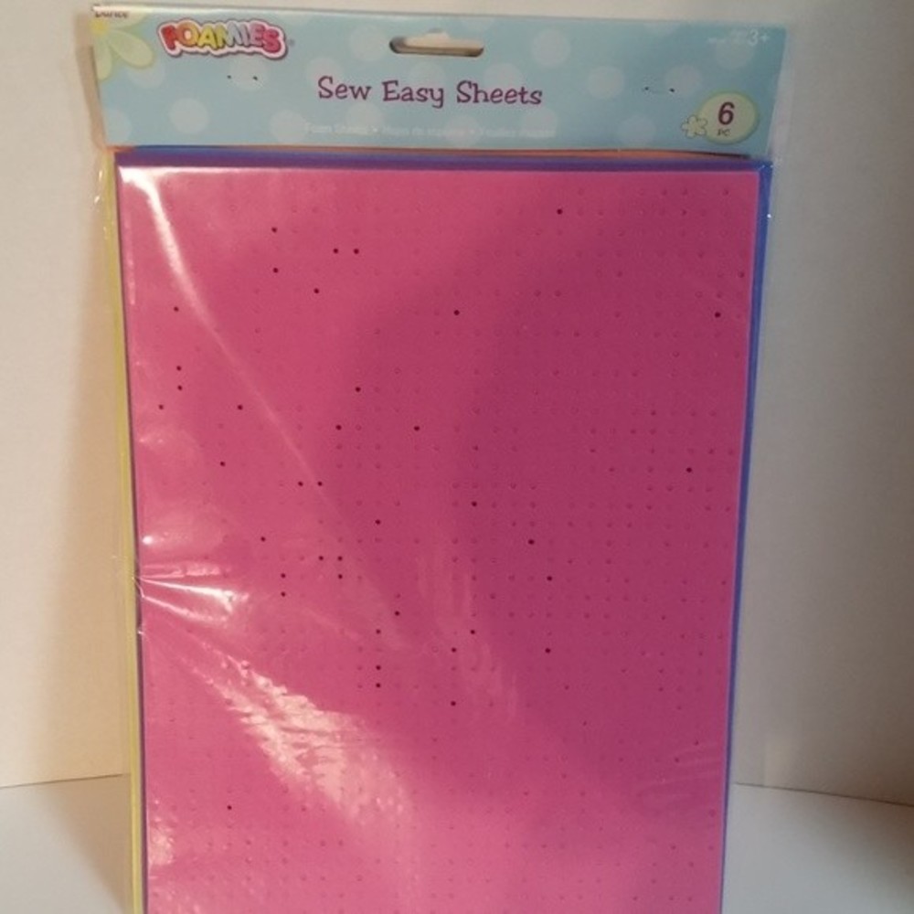 Easy Sew Foam (6) Sheets Assorted Colors